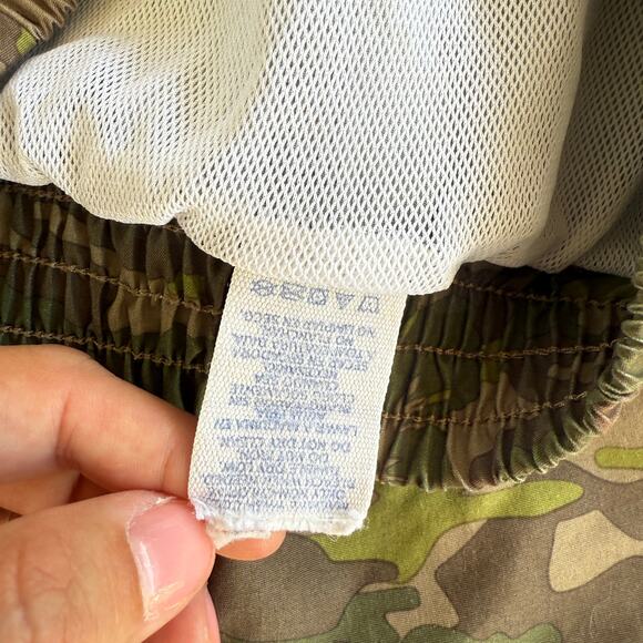 Op Boy’s XS (4-5) Green Camouflage Swim Trunks with Mesh Lining - Picture 4 of 5